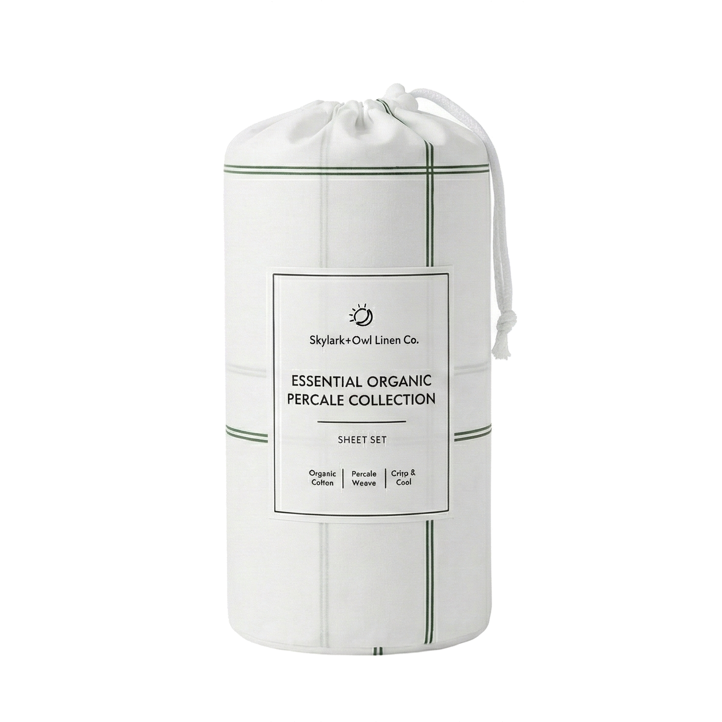 Essential Organic Percale Collection Sheet Set
